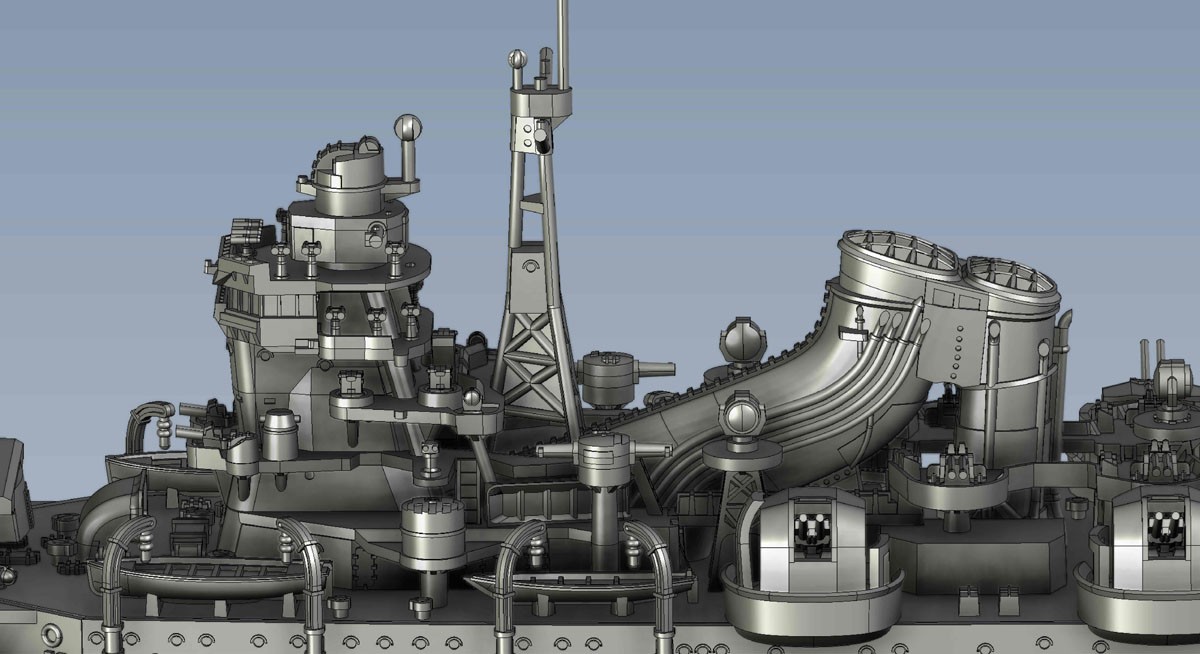 Fujimi IJN Heavy Cruiser Mikuma 1942 (Plastic model) Bild 4