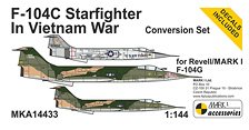 Mark I Models F-104C Conversion Set `Vietnam War` (for Revell) (Plastic model)