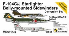 Mark I Models F-104G/J Body Sidewinder Launcher Set (for Revell) (Plastic model) รูปภาพ 1