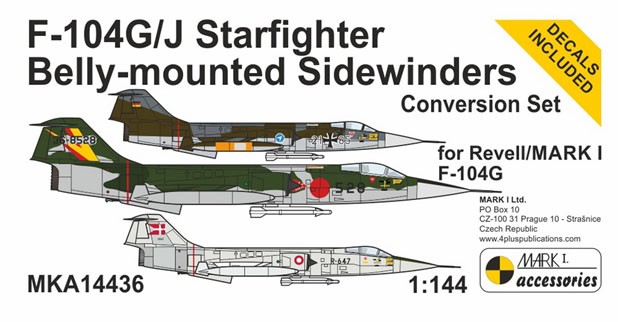 Mark I Models F-104G/J Body Sidewinder Launcher Set (for Revell) (Plastic model) รูปภาพ 2