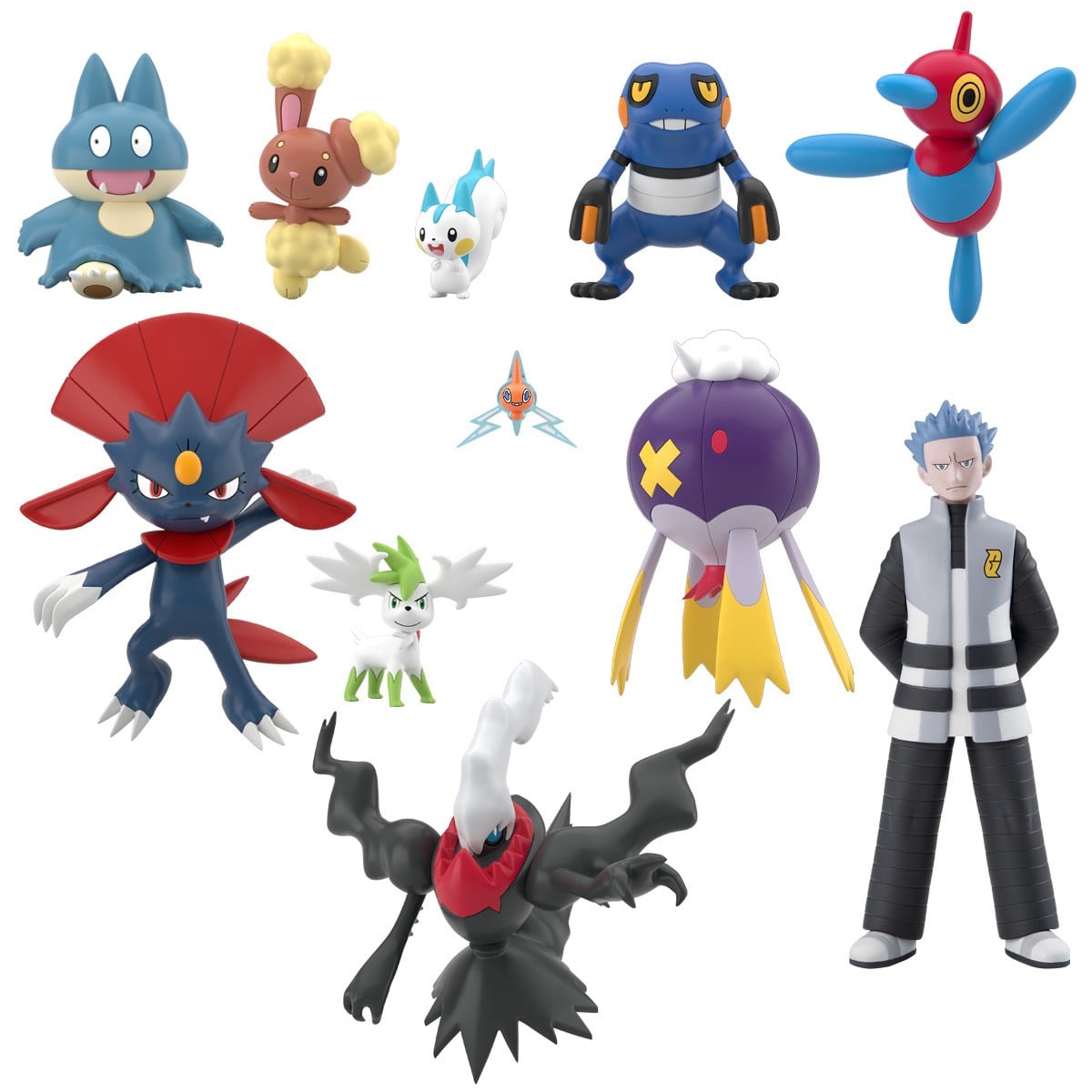 Bandai Pokemon Scale World Sinnoh 3 Set imagen 2
