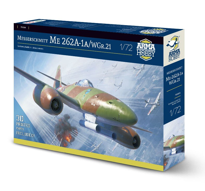 Arma Hobby メッサーシュミット Me262A-1a w/WGr.21ロケット リミテッドエディション (プラモデル) 画像 3