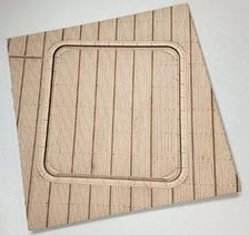 LMG(Laser Model Graver) 2차대전 호위 항공모함 엘리베이터 (405 x 405mm) (플라스틱 모델)
