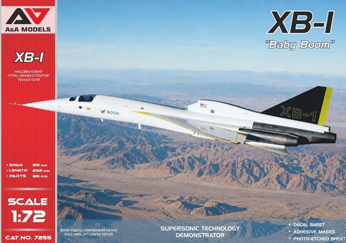 Modelsvit XB-1 `Baby Boom` supersonic demonstrator (Plastic model) image 2