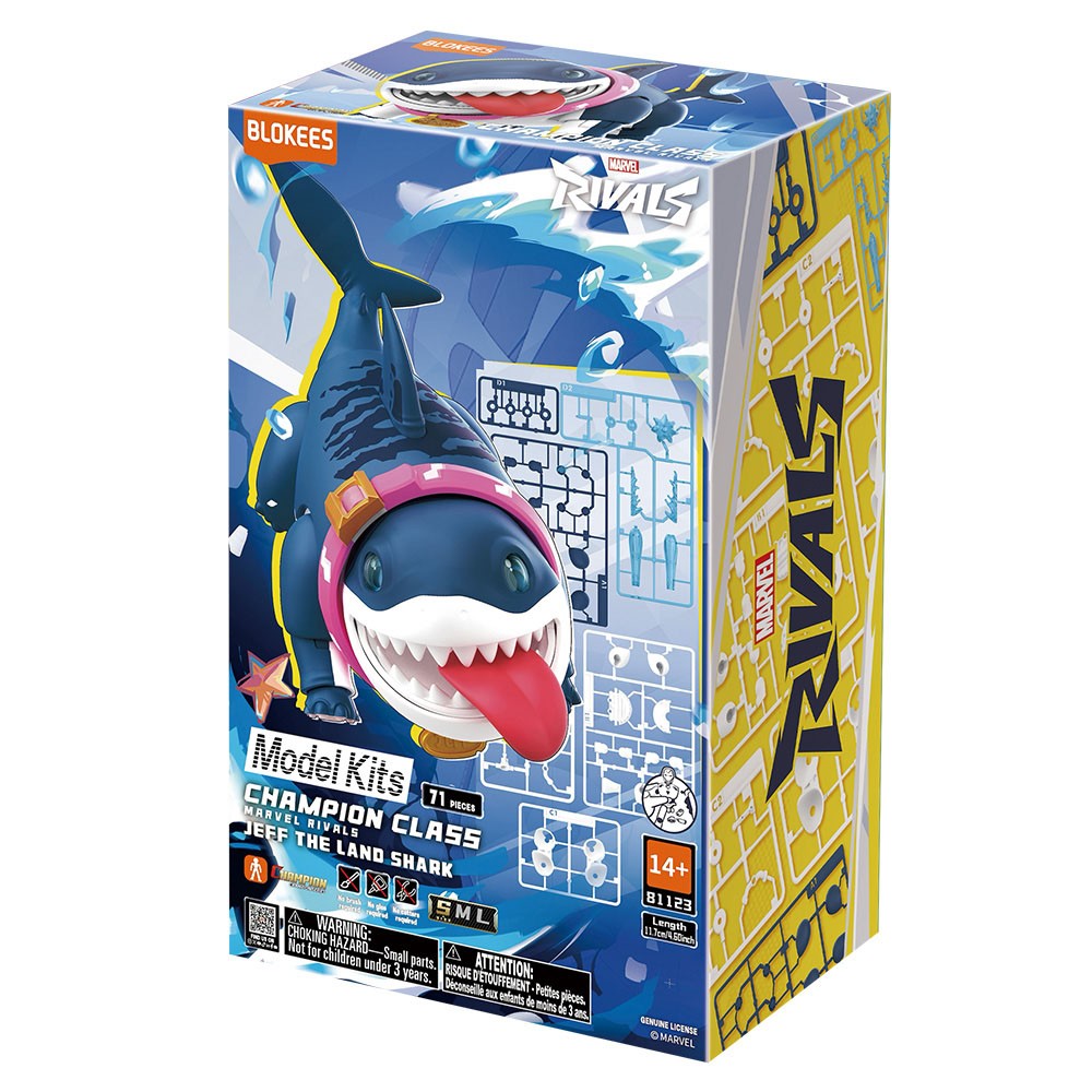 Blokees Blokees Marvel Rivals - Jeff the Land Shark CC12 81123 image 2