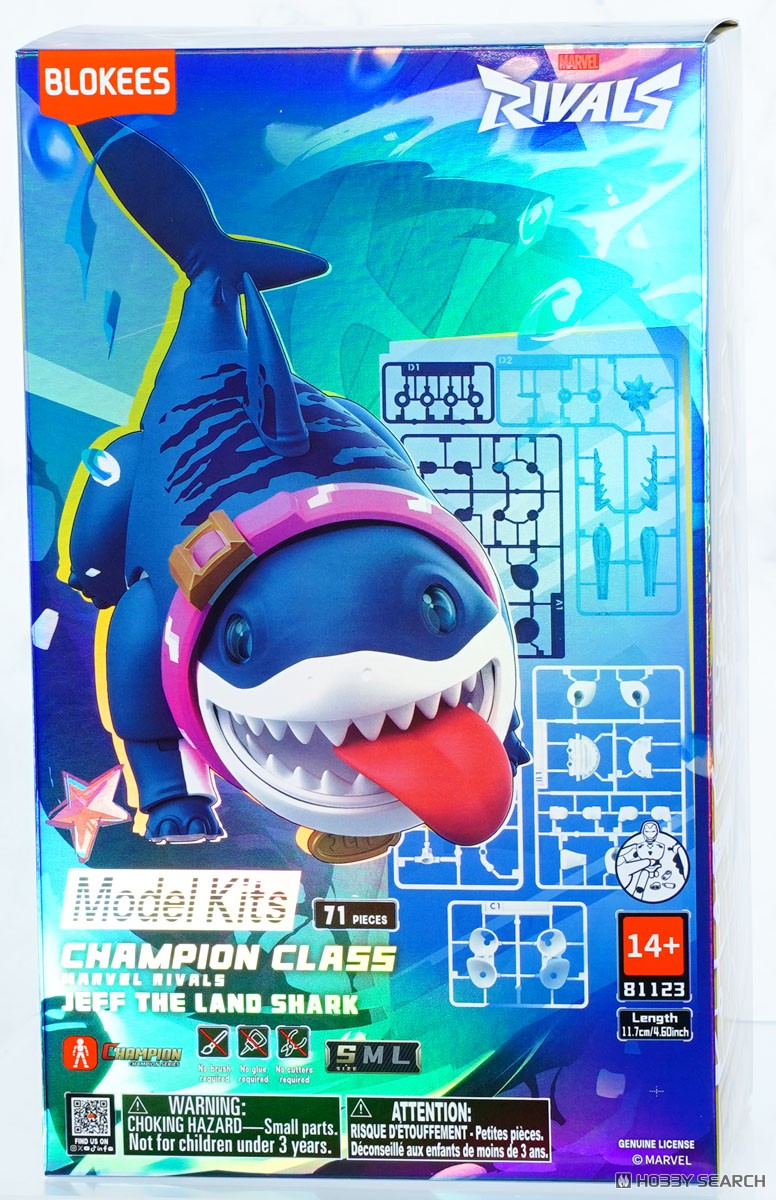 Blokees Blokees Marvel Rivals - Jeff the Land Shark CC12 81123 image 3