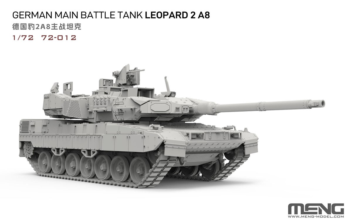 Meng Model 독일 주력전차 레오파르트 2 A8 (프라모델) 이미지 3