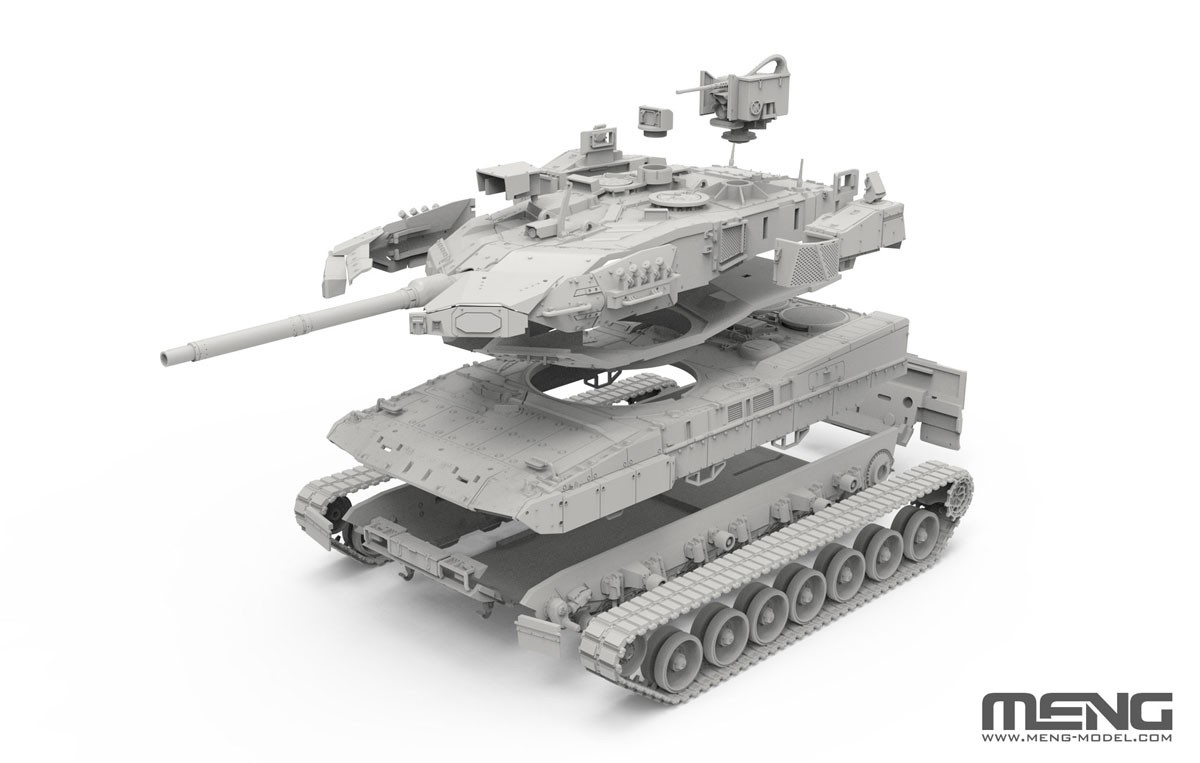 Meng Model 독일 주력전차 레오파르트 2 A8 (프라모델) 이미지 5