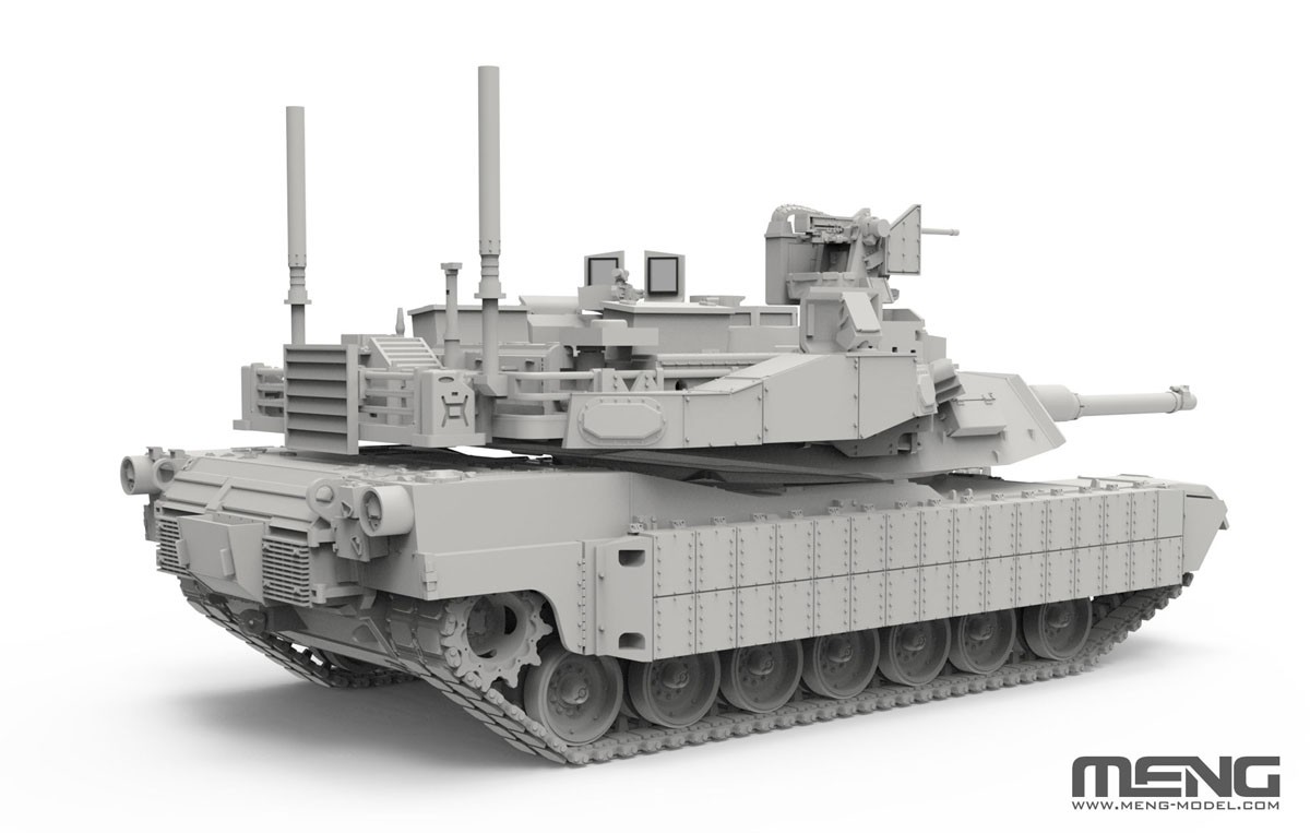 Meng Model 미군 주력전차 M1A2 SEP V2 에이브람스 w/트로피 능동방호시스템 (프라모델) 이미지 4