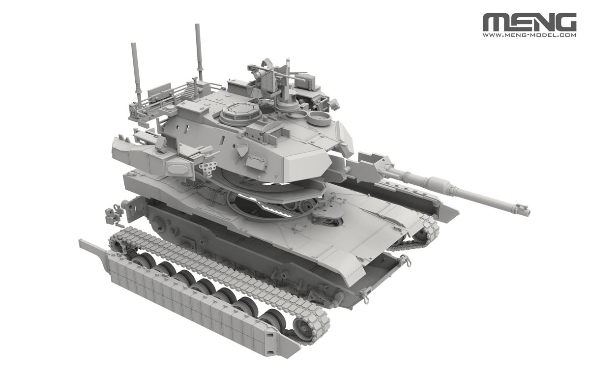 Meng Model 미군 주력전차 M1A2 SEP V2 에이브람스 w/트로피 능동방호시스템 (프라모델) 이미지 5