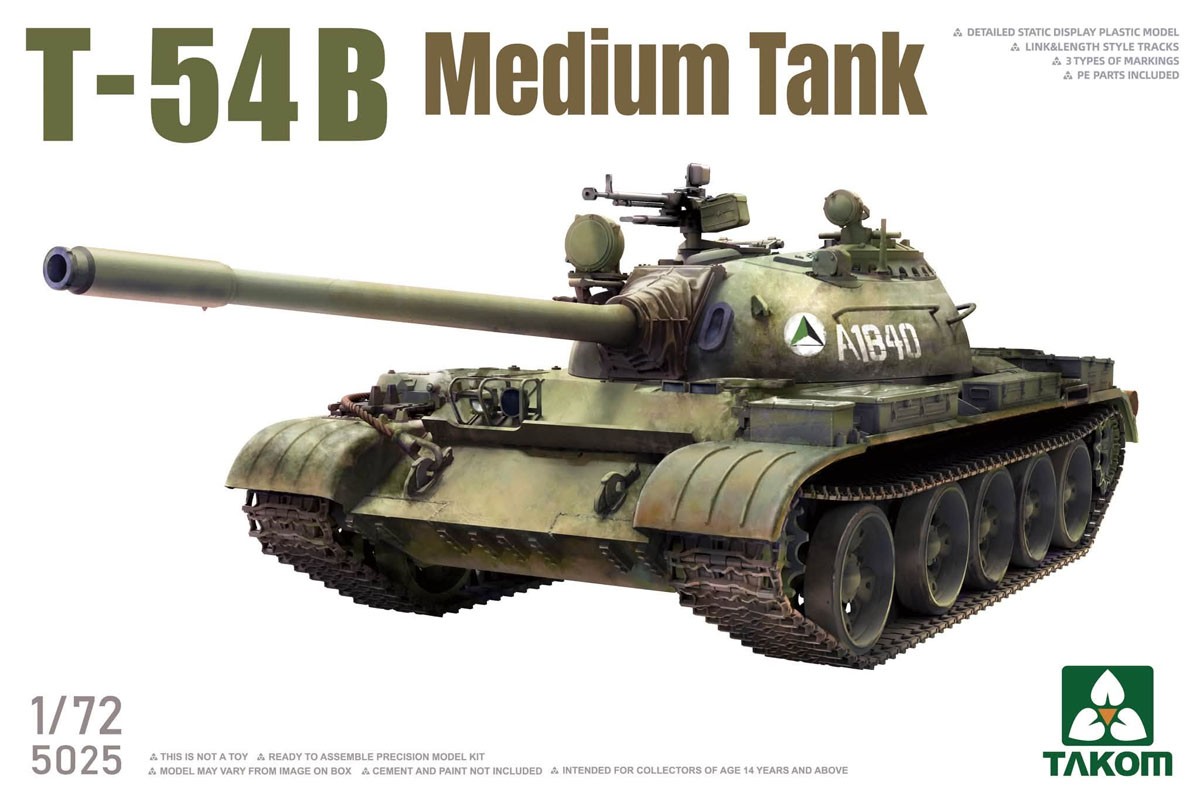 Takom T-54B Medium Tank (Plastic model) imagen 2