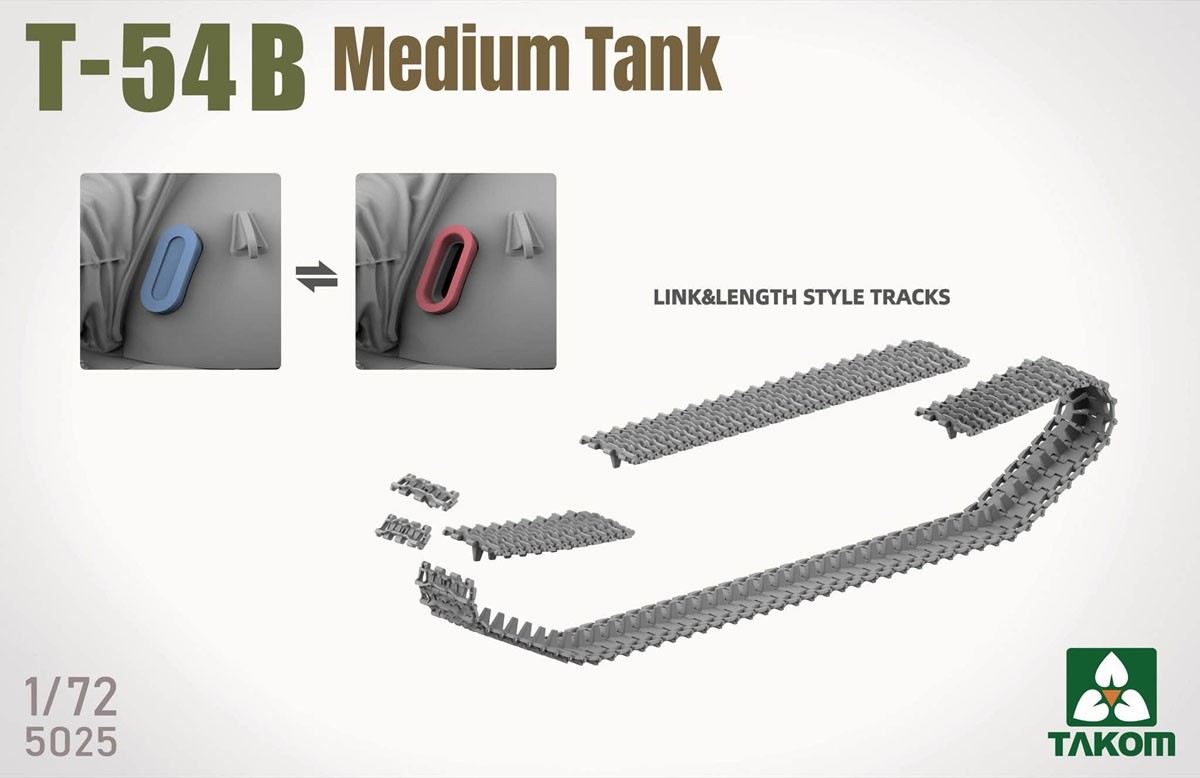 Takom T-54B Medium Tank (Plastic model) imagen 4