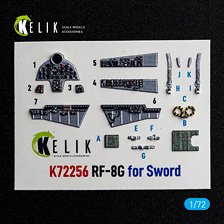 Reskit RF-8G - interior 3D decals (for Sword) (Plastic model)