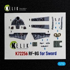 Reskit RF-8G - interior 3D decals (for Sword) (Plastic model) imagen 1