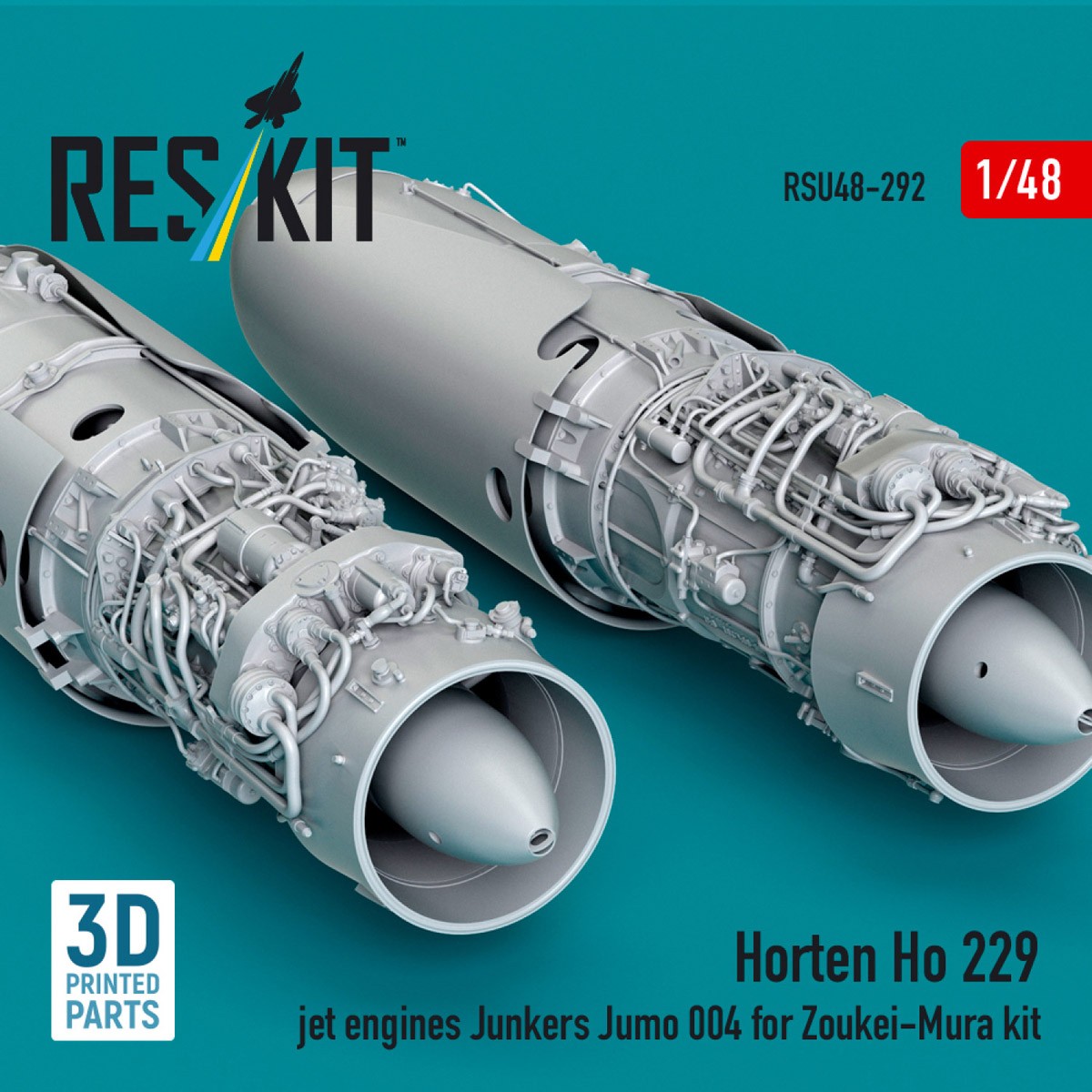 Reskit Horten Ho 229 jet engines Junkers Jumo 004 (for Zoukei-Mura kit) (Plastic model) 图片 3