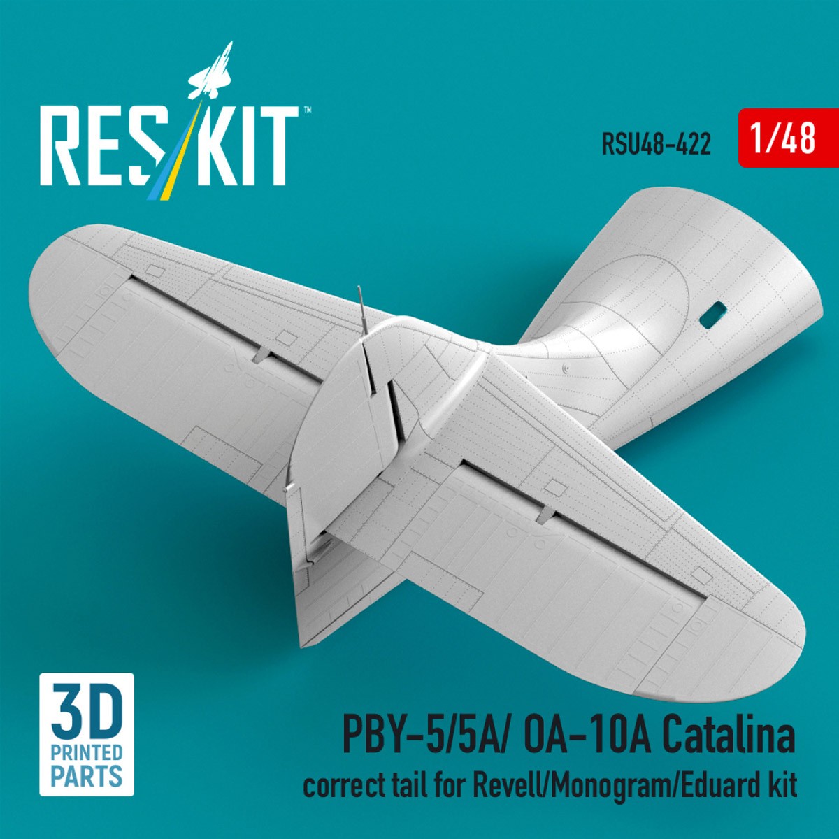 Reskit PBY-5/5A/OA-10A Catalina correct tail (for Revell/Monogram/Eduard kit) (Plastic model) 图片 2