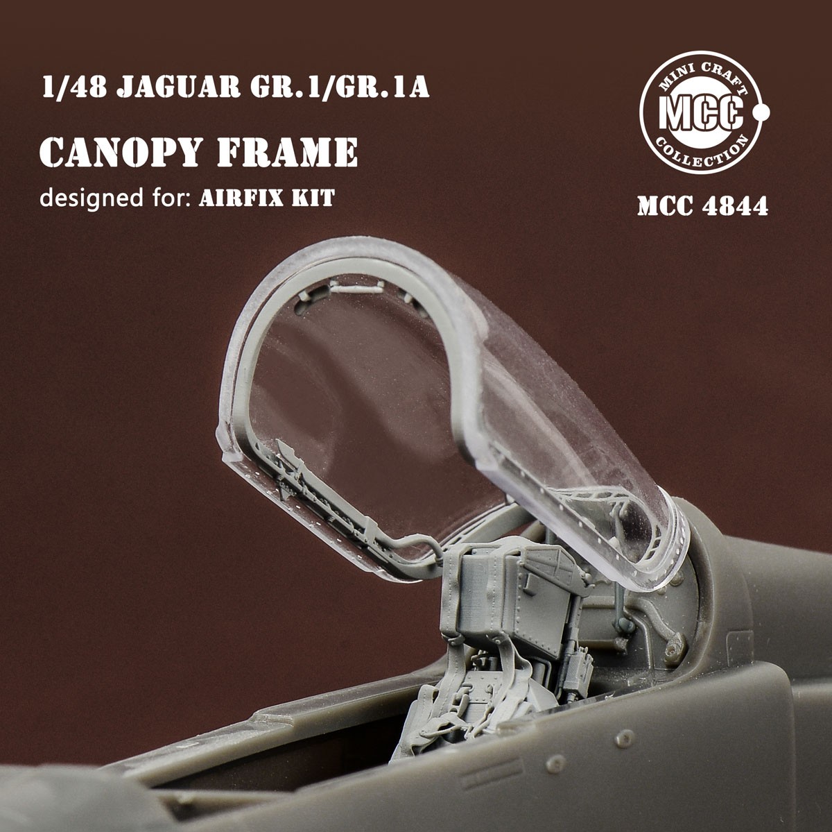 Mini Craft Collection Jaguar GR.1/GR.1A 캐노피 프레임 (Airfix용) (플라스틱 모델) 이미지 7