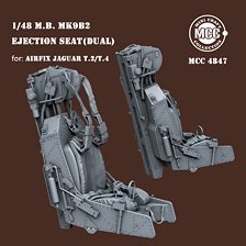 Mini Craft Collection M.B. Mk9b2 Ejection seat (Dual) for Jaguar T.2/T.4 (for Airfix) (Plastic model)