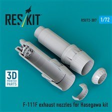 Reskit F-111F Exhaust Nozzles (for Hasegawa) (Plastic model) imagen 1