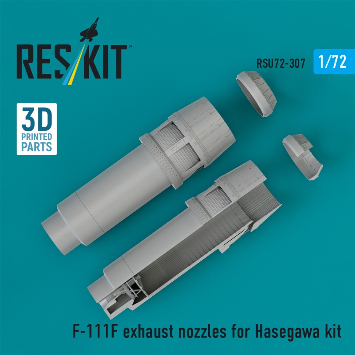 Reskit F-111F Exhaust Nozzles (for Hasegawa) (Plastic model) imagen 3