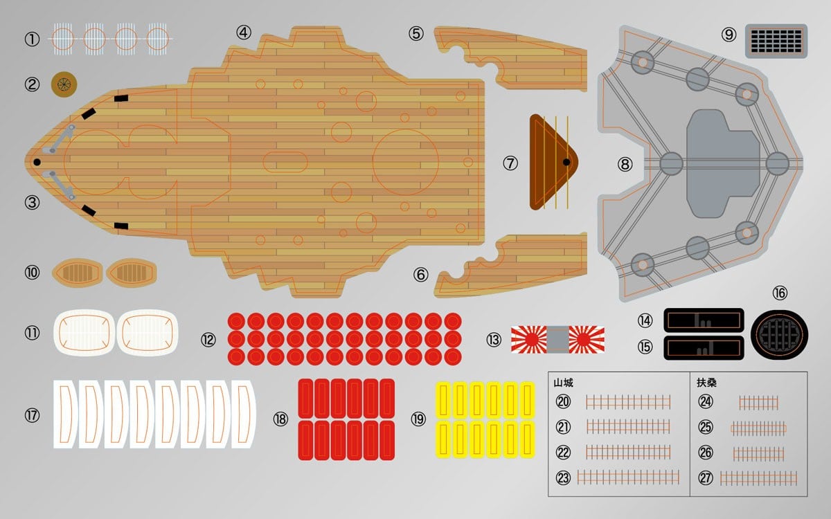 Fujimi Chibimaru Ship Fuso (Aircraft Battleship) image 5