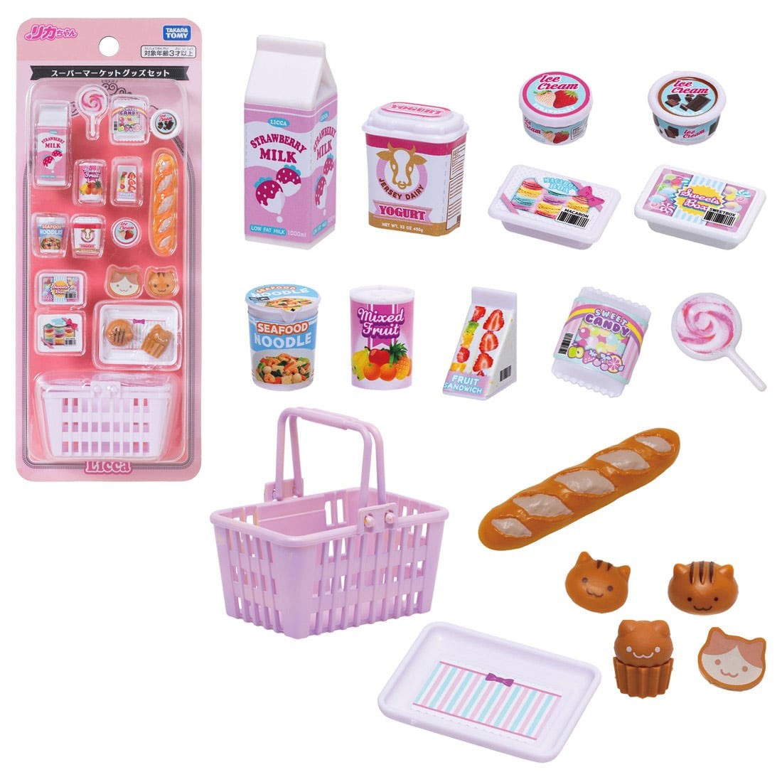 Tomy (TakaraTomy) Licca Supermarket Goods Set (Licca-chan) 图片 2