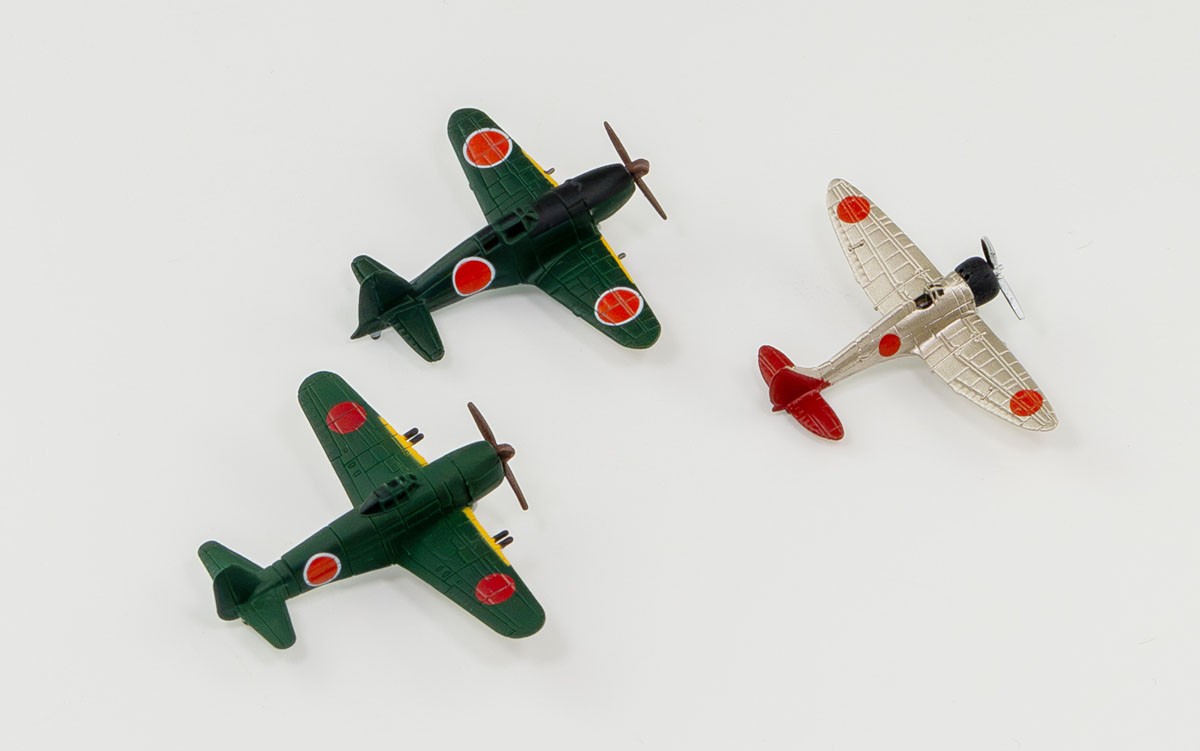 Pit-Road IJN Aircraft Set 3 `Shidenkai/Raiden Type 21/Type 96 Carrier Fighter A5M4 Claude` (3 each aircraft) (Plastic model) 圖片 4