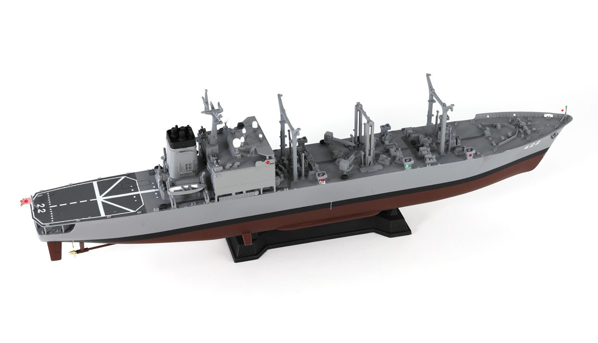 Pit-Road JMSDF Supply Ship AOE-422 Towada w/Flag &amp; Flagpole &amp; Ship Name Photo-Etched Parts (Plastic model) image 4
