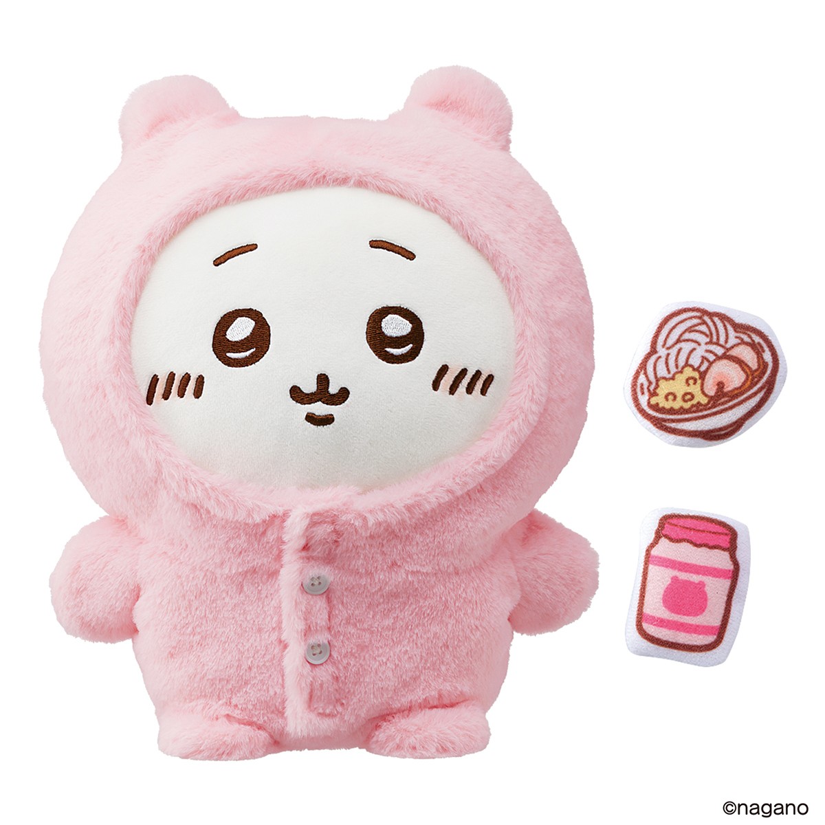 Bandai Chiikawa Talking Plush with Pajamas Set gambar 2