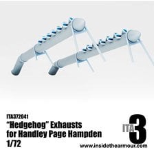 Inside the Armour `Hedgehog` Exhaust for the Handley Page Hampden (Plastic model) Bild 1