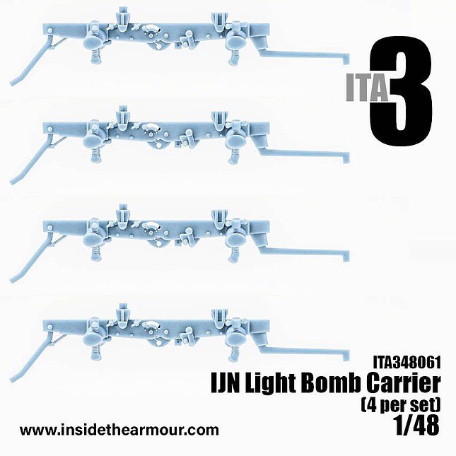 Inside the Armour IJN Light Bomb Carriers (4 pcs) (Plastic model) gambar 2