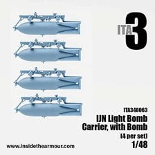 Inside the Armour 일본 해군 경폭탄 캐리어 폭탄 포함 (4개) (프라모델) 이미지 1