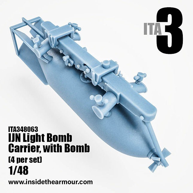 Inside the Armour 일본 해군 경폭탄 캐리어 폭탄 포함 (4개) (프라모델) 이미지 3