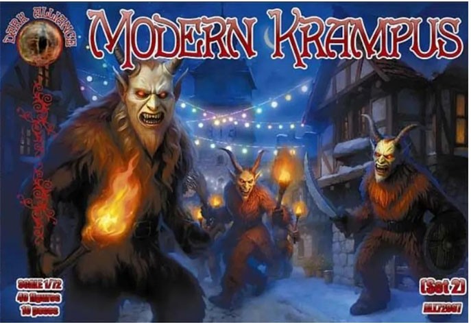 Dark Alliance Modern Krampus 2 (40 ชิ้น/10 โพส) (โมเดลประกอบ) รูปภาพ 2