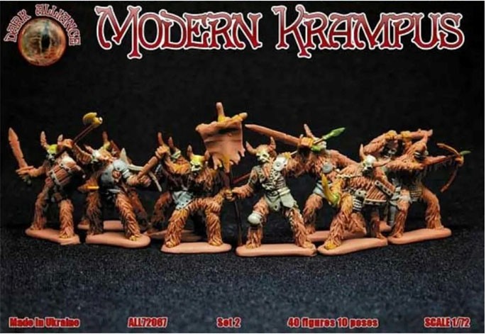 Dark Alliance Modern Krampus 2 (40 ชิ้น/10 โพส) (โมเดลประกอบ) รูปภาพ 3