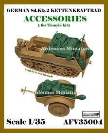 Ardennes Miniature German SD. KFZ.2 Kettenkraftrad Accessories (for Tamiya) (Plastic model) 圖片 1