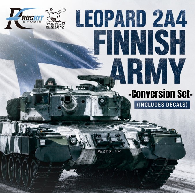 RocKit studio Leopard 2A4 Finnish Army Conversion Set (for Meng) (Plastic model) Bild 2