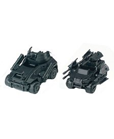 SHEIK MAINLAND 3 min project Series Wildcat Combat Vehicle &amp; Porcupine Combat Vehicle 1/18 Scale Plastic Model Kit (Black) (Plastic model)