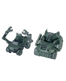 SHEIK MAINLAND 3 min project Series Wildcat Combat Vehicle &amp; Porcupine Combat Vehicle 1/18 Scale Plastic Model Kit (Green) (Plastic model) imagen 1