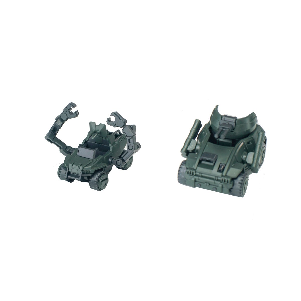 SHEIK MAINLAND 3 min project Series Wildcat Combat Vehicle &amp; Porcupine Combat Vehicle 1/18 Scale Plastic Model Kit (Green) (Plastic model) imagen 2