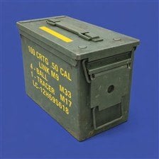 Royal Model U.S. 50 cal. Ammo Boxes `Vietnam` (20 pcs) (Plastic model)
