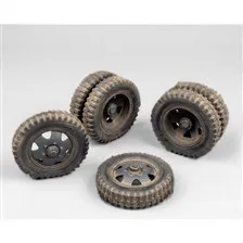 Royal Model MB 1500 4x2 Sagged Wheels (for Mini Art) (Plastic model)