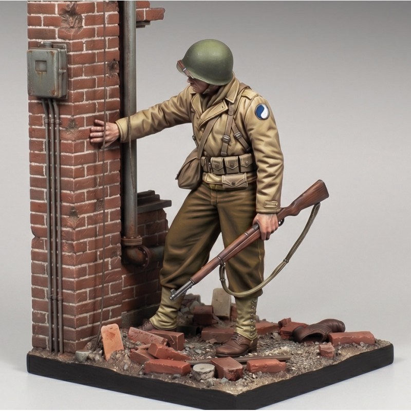 Royal Model US-Soldat auf stiller Wache - 2. Weltkrieg (Plastikmodell) Bild 2