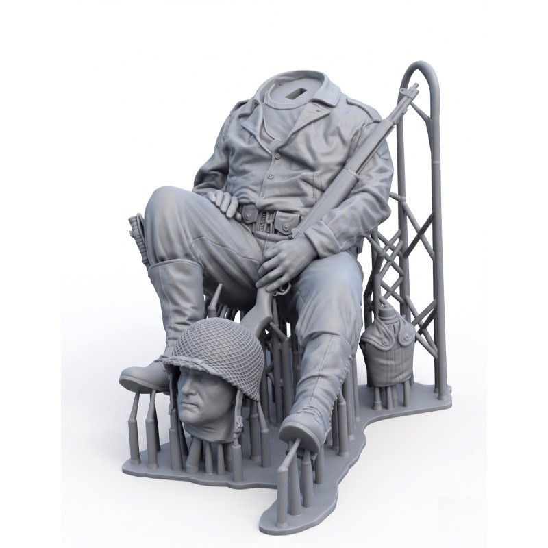 Royal Model U.S. Soldier at Rest-WWII (Plastic model) hình ảnh 3