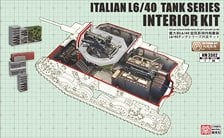 Lanmo Model Italienischer L6/40 Panzer Serie Innenraum-Kit (Plastikmodell) Bild 1