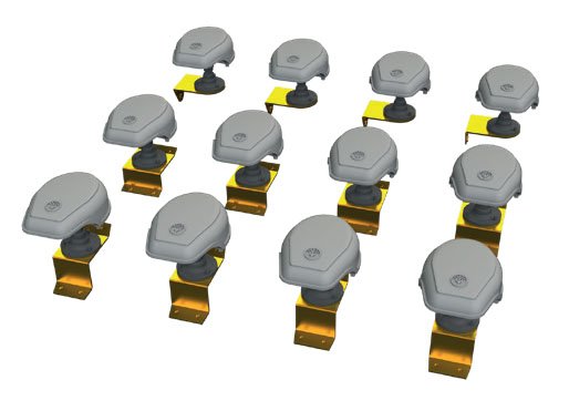 Eduard WWII German Notek Headlights (Plastic model) image 3