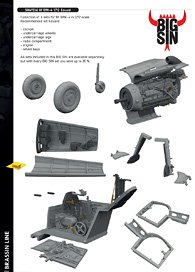 Eduard Bf 109K-4 Big Sin Parts Set (for Eduard) imagen 1