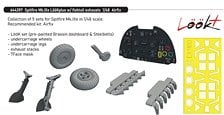 Eduard Spitfire Mk.IXe LooKplus w/ fishtail exhausts look plus (for Airfix) hình ảnh 1