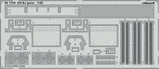 Eduard Photo-Etched Parts for AH-6J guns (for ICM) (Plastic model)