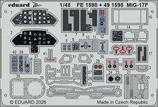 Eduard MiG-17F Zoom Etched Parts (for Kinetic)